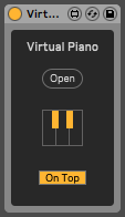 Virtual Piano rack