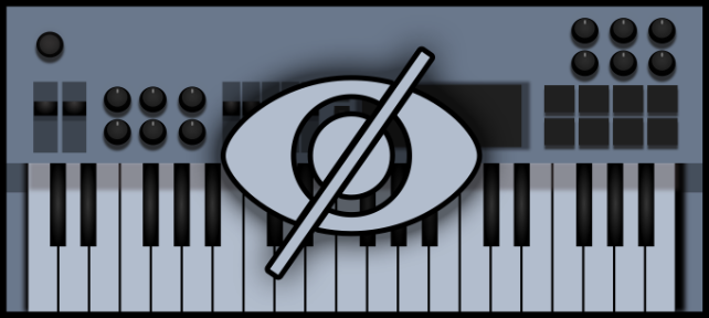 Hidden MIDI Keyboard